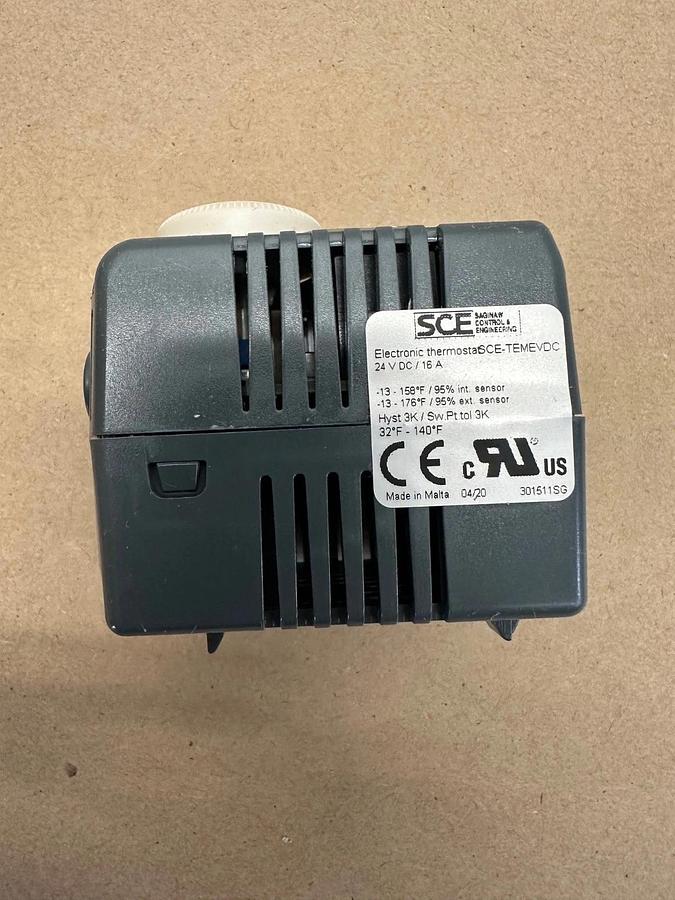 Used SCE SCE-TEMEVDC Electronic Thermostat *NEW*