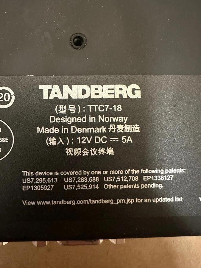 Used Tandberg TTC7-18 Video Conferencing System