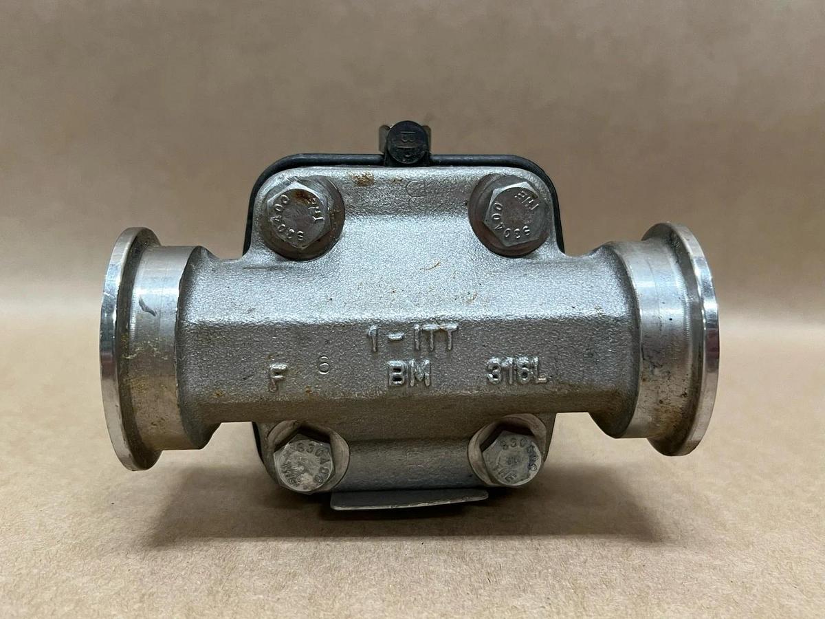 Used ITT 1-F-419-6-16-963S Pure-Flo, 1" Diaphragm Valve, 316L