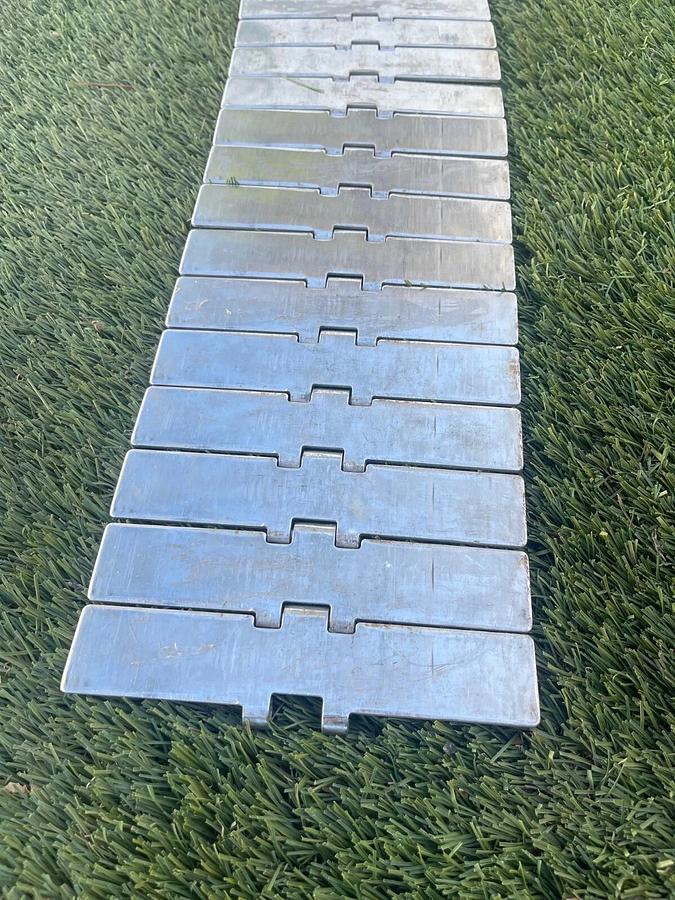 Used Rexnord SS815 BC 83 Tabletop Chain Stainless Steel L:133", W:7.5"
