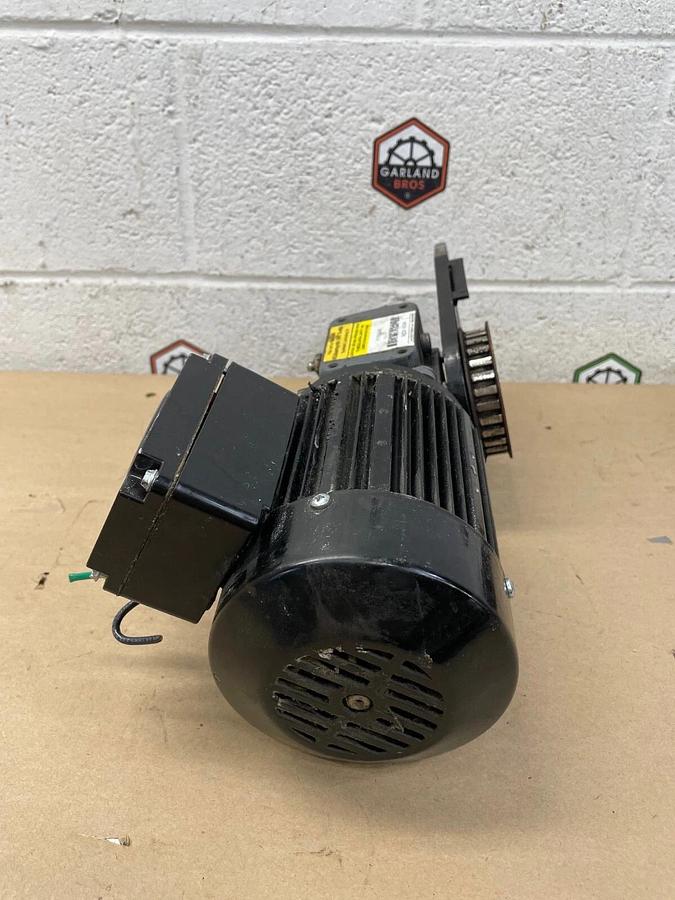 Used Dorner 42R5BFPP Gear Motor 1/4 HP, 60 Hz, w/ Boston Gear Gear Reducer F7105KB4J6