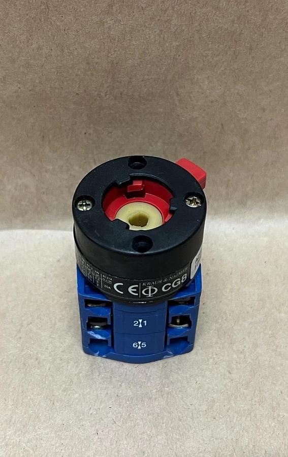 Used Kraus & Naimer CG8 Rotary Selector Switch - Lot of 3