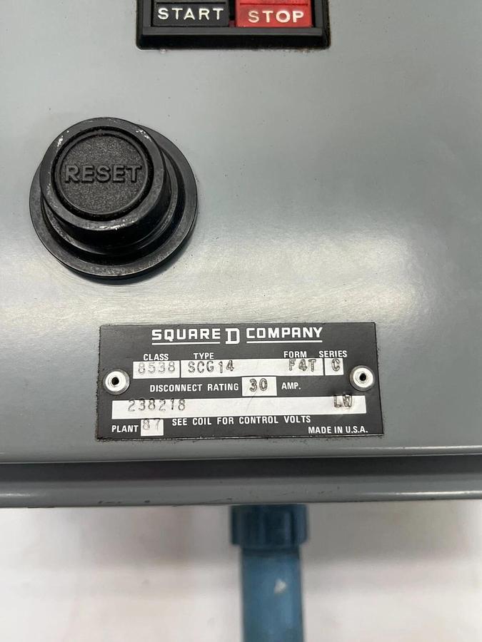 Used Square D SCG14 30 Amp Safety Switch