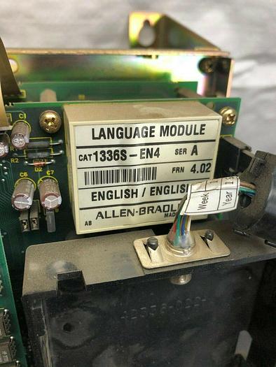 Used Allen Bradley 1336S-BRF50-AN-EN4 Series D, AC Drive, 5 HP