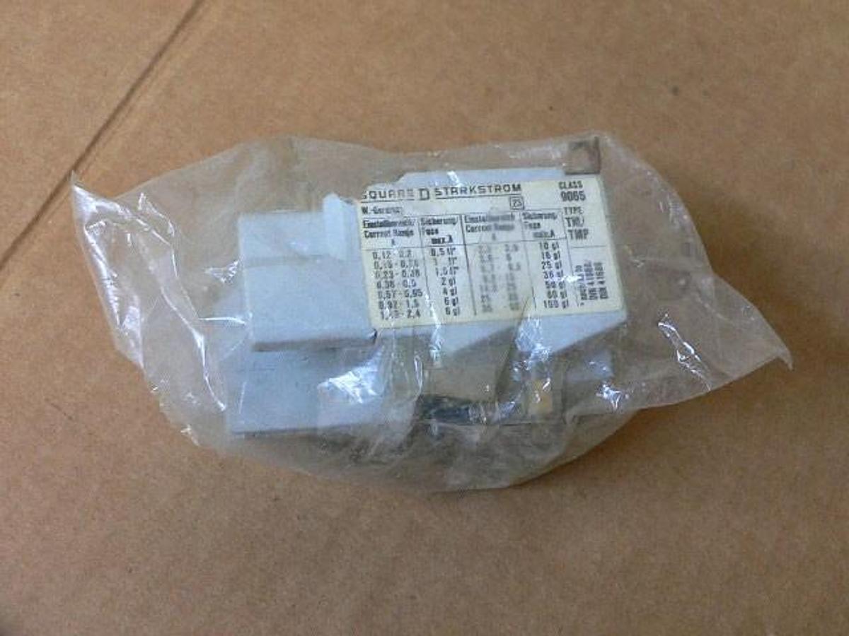 Used Square D 9065 TR 0,8 Overload Relay, 220-660V, 1-3 A