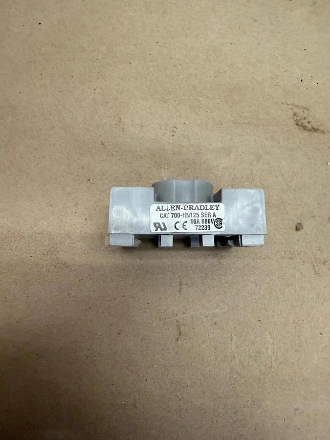 Used Allen-Bradley 700-HN125 Relay Socket, Series A, 10A, 600V - Lot of 3