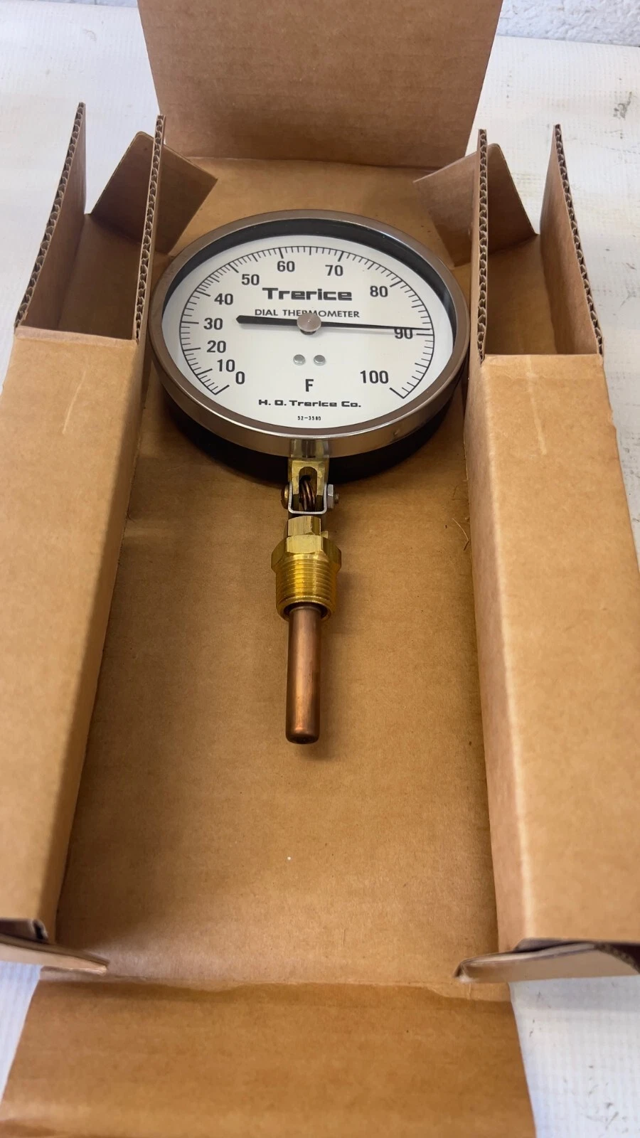 Trerice V80445 4.5", Part no. B09070502000080, Bulb 4-3D1