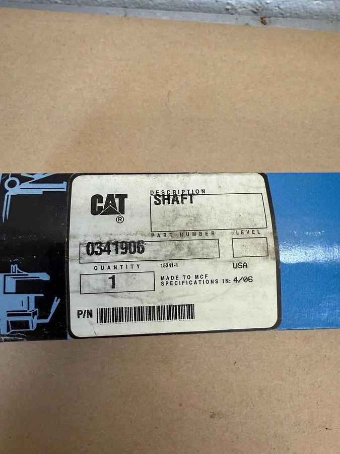 Used CAT 0341906 Forklift Shaft *NEW*