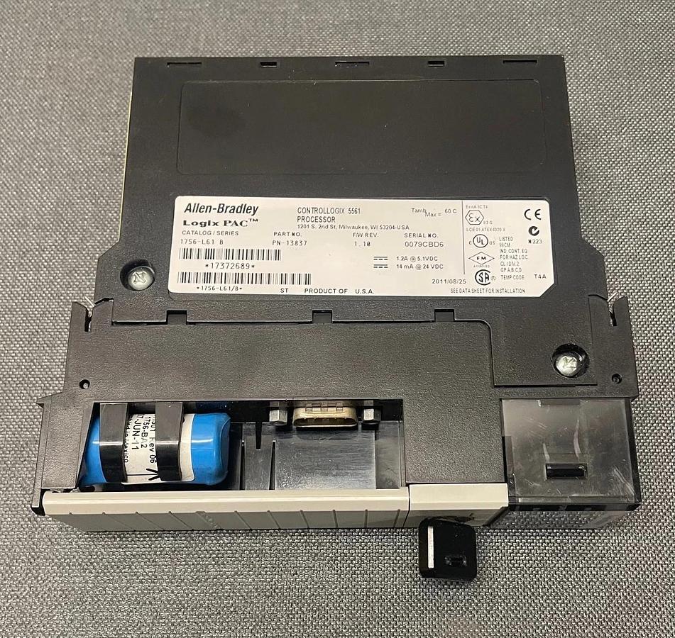 Used Allen Bradley 1756-L61 Ser B ControlLogix 5561 Processor