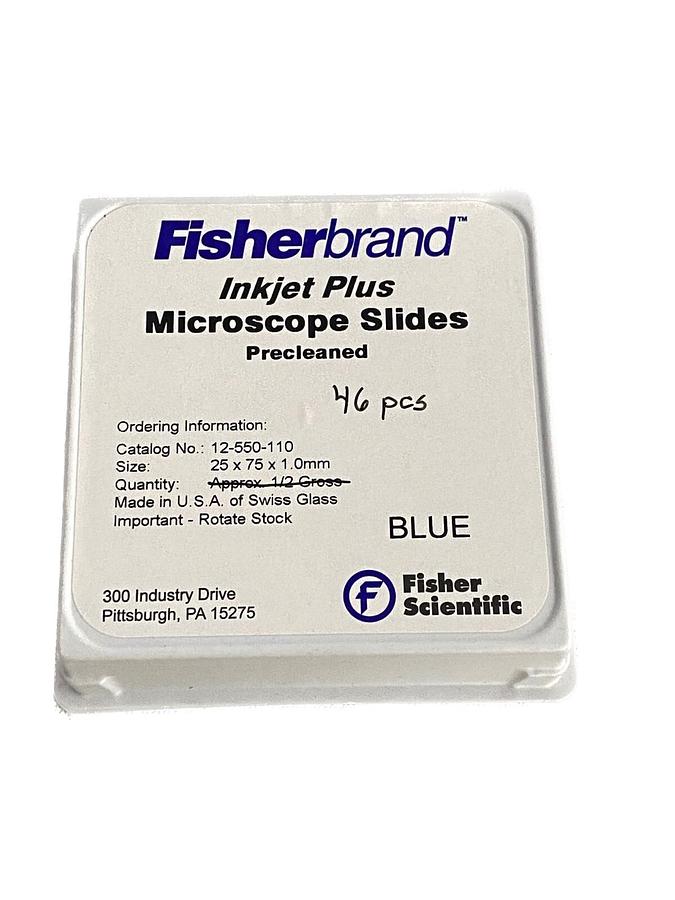 Fisher Scientific 12-550-19 Colorfrost Microscope Slides (Lot of 2 packets)