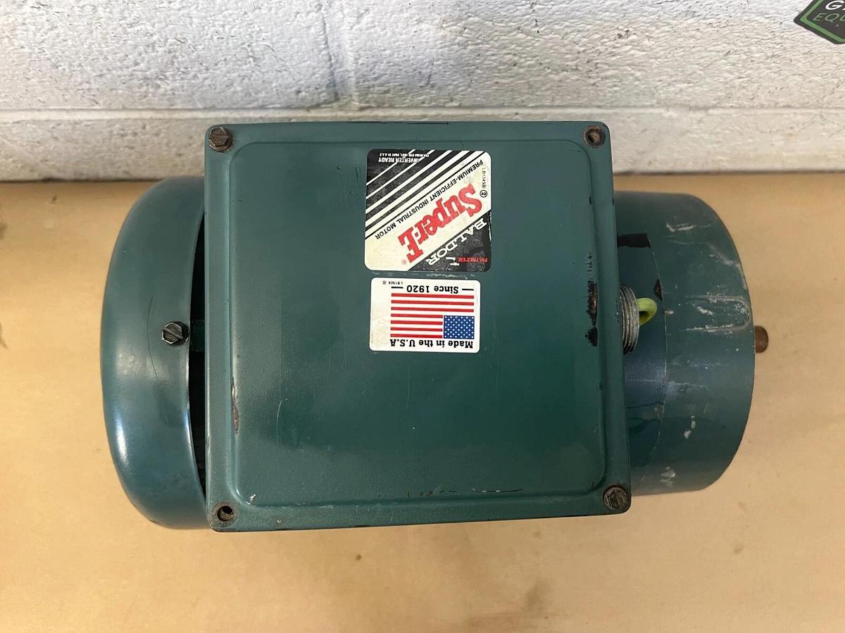 Used Baldor Reliance VEUHM3546 SuperE Motor 1Hp 1760RPM 3Ph 60Hz 56C Fr, 208-230/460V