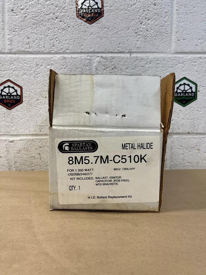 Used Spartan H.I.D. Lamp Ballast Kit Metal Halide 8M5.7M-C510K