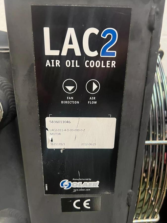 Used Olaer LAC2-011-4-D-00-000-0-Z Air Oil Cooler w/ 50 Hz Motor