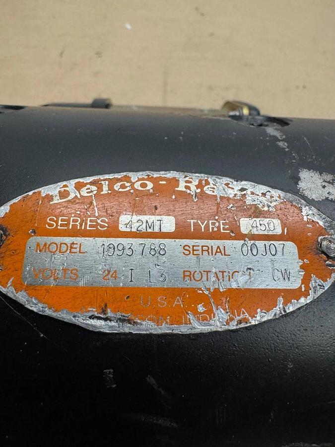 Used Delco Remy 1993788 24V Starter Unit