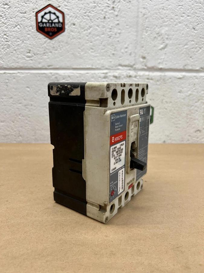 Used Cutler Hammer HMCPS015E0C 15A, 3 Pole Motor Circuit Protector