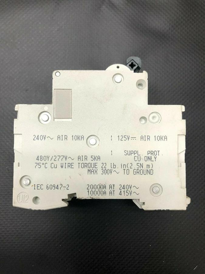 Used Merlin Gerin C10A Multi9 C60, 2 Pole Circuit Breakers (LOT of 2)