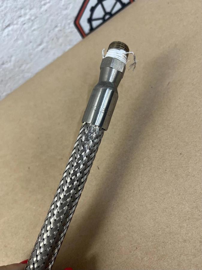Used Stainless Steel Braided Hose, FC3850 3'