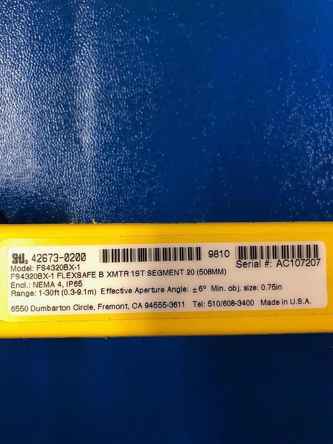 Used Sti FlexSafe FS4300 Series: FS4348BX-1, FS4320BR-1, FS4304BR-3, with cord