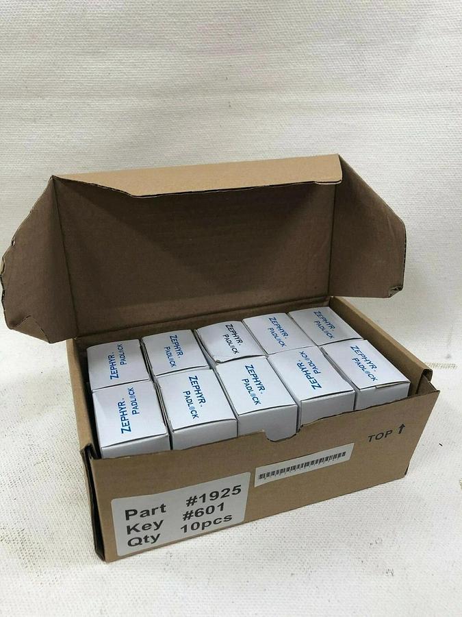 Zephyr Padlock 1925 Combination Lock - Box of 10 Locks