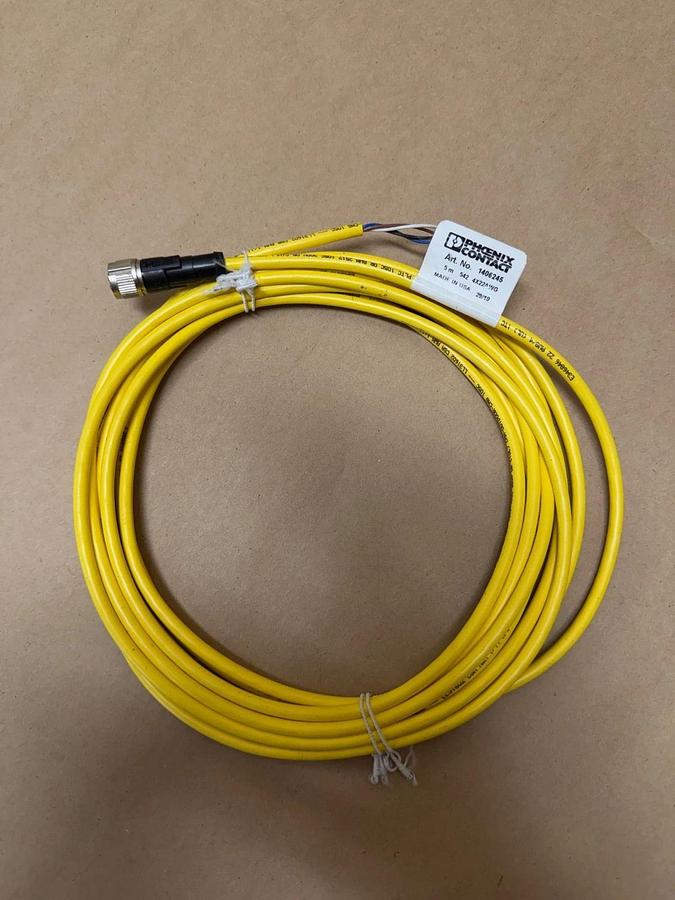 Used Phoenix Contact 1406245 Sensor/Actuator Cable  - Lot of 5 *NEW*