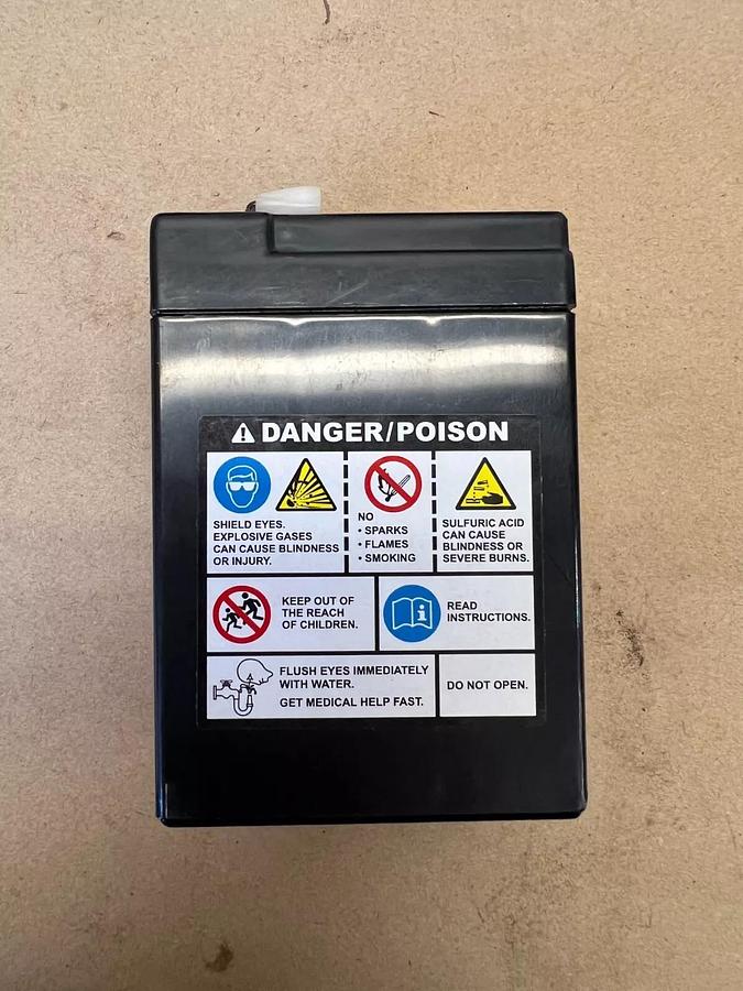 Used Dual-Lite 0120255 Sealed Lead Acid Battery - Lot of 7