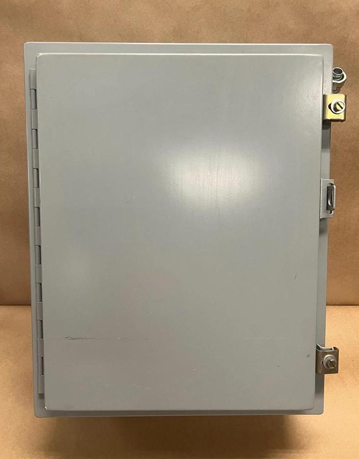 Used Cooper B-Line LR78446 16” X 20” X 8”, Type 12 & 13, Industrial Panel Enclosure
