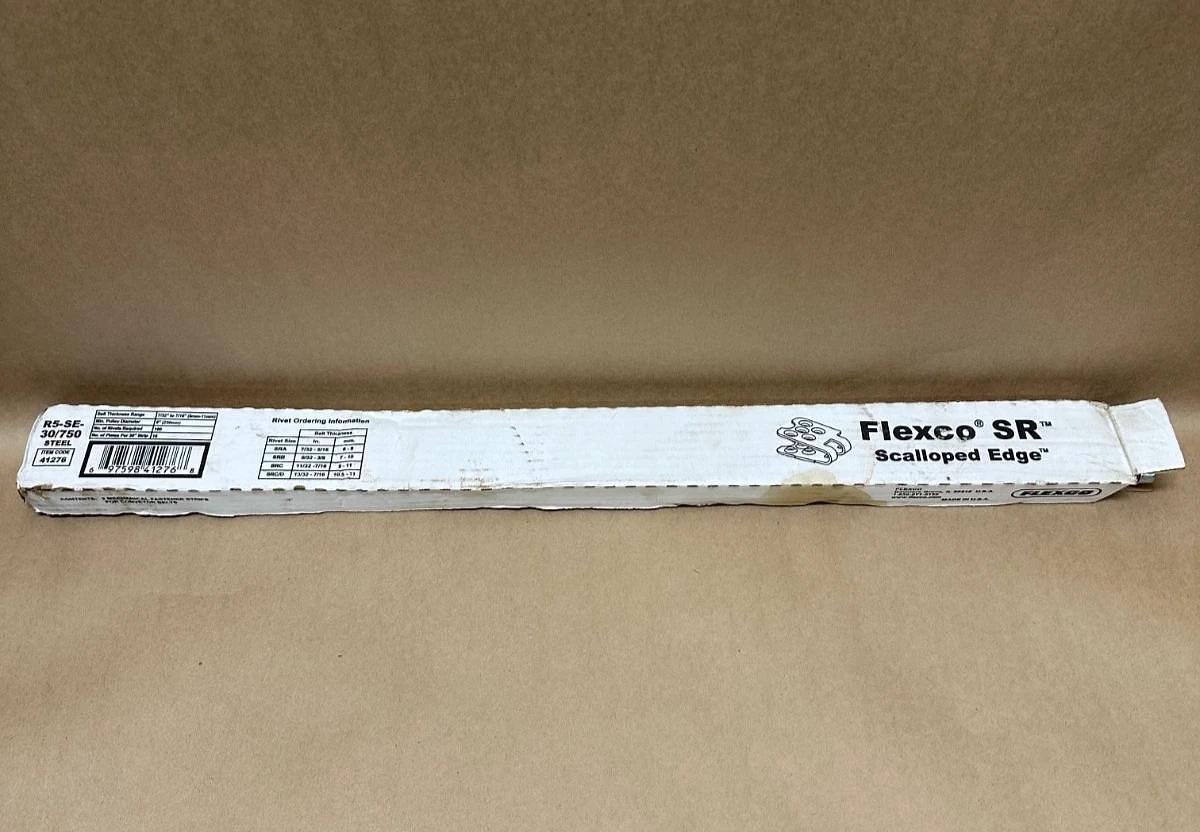 Used Flexco SR 41276 Scalloped Edge Steel Fasteners