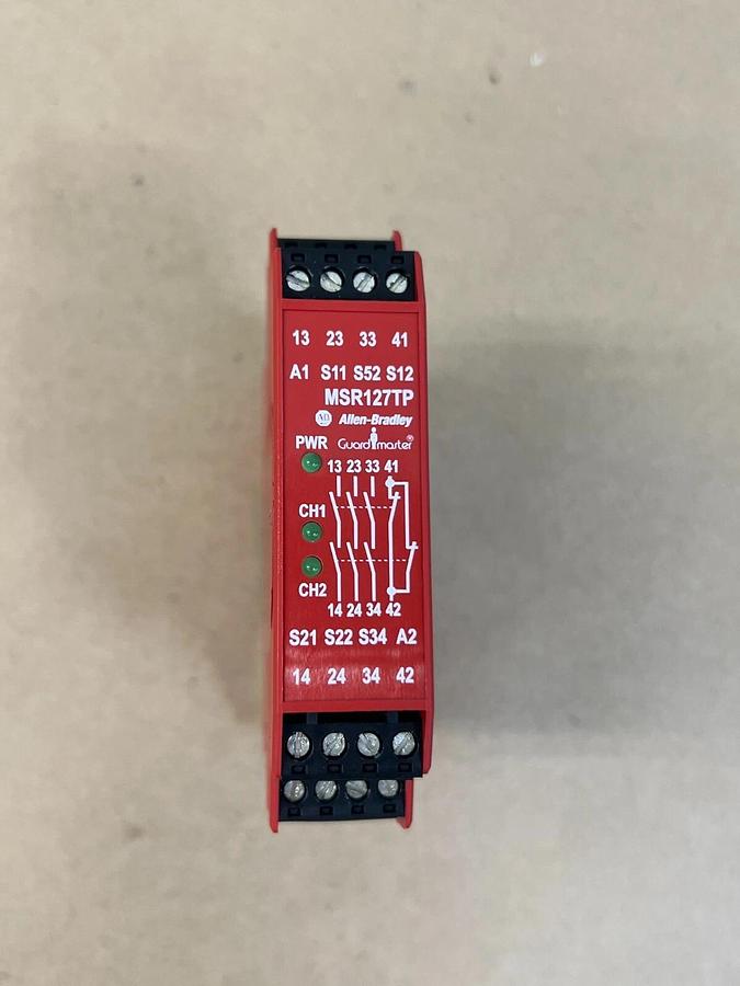 Used Allen Bradley MSR127TP Guard Master Safety Relay