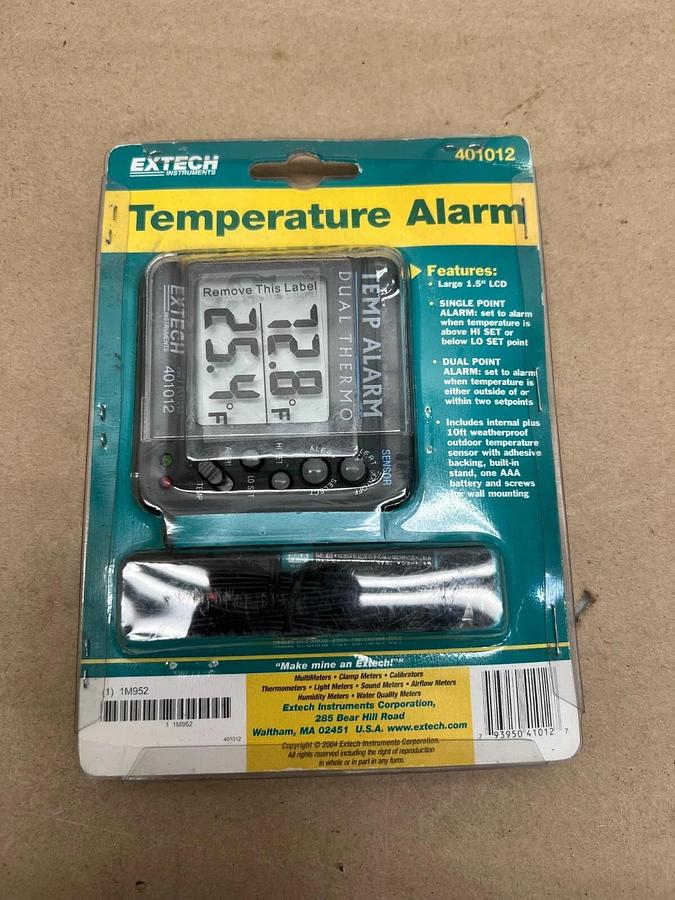 Used Extech 401012 Temperature Alarm