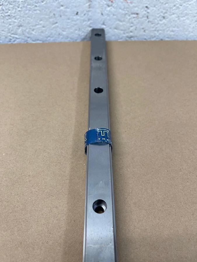 THK Caged Ball Linear Motion Guide Rail, 18 1/8” Long, 3/4” Wide