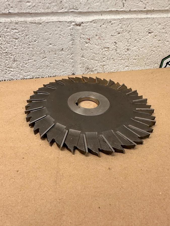 Used Alternative Top Bevel - 6x1/4x1 - 42 Teeth Side Milling Cutter