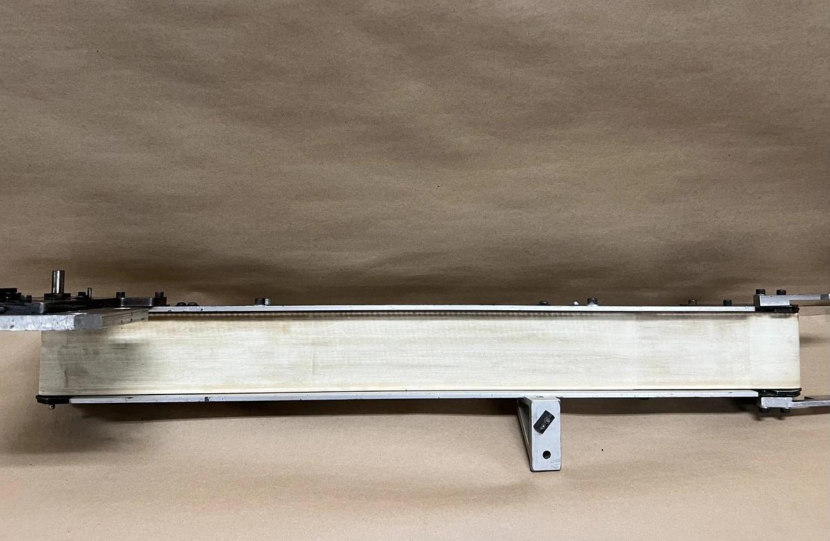 Used Dorner 2100-0403-02/01 2100 Ser Slider Bed Belt Conveyor, End Drive Mount Plate