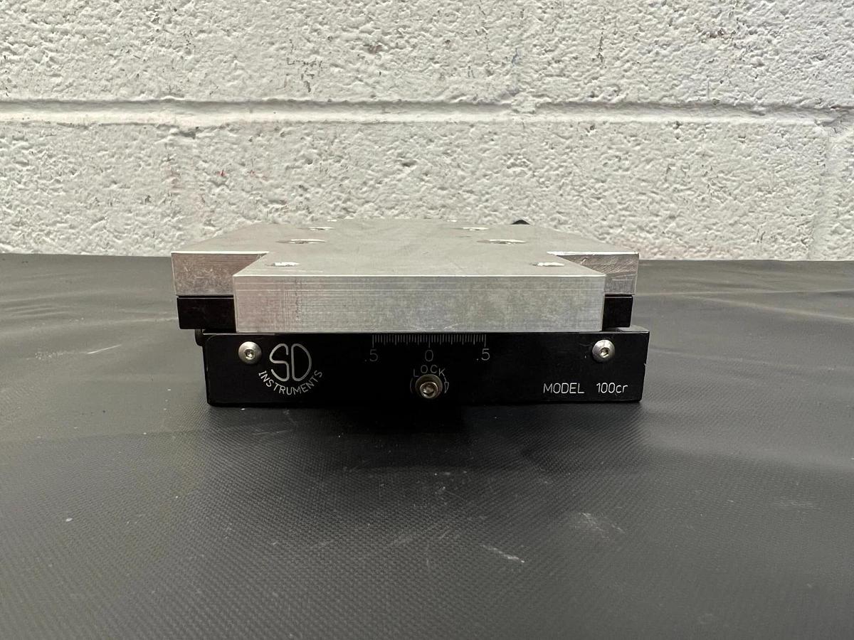 Used SD Instruments 100cr Positioning Stage, Table, X-Axis Only, No Y-Axis PARTS ONLY