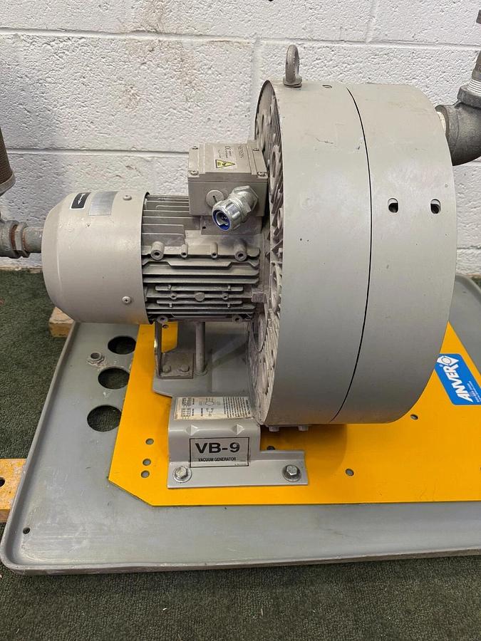 Used Anver VB-9HV Regenerative Vacuum Pump Blower, 6.2 HP