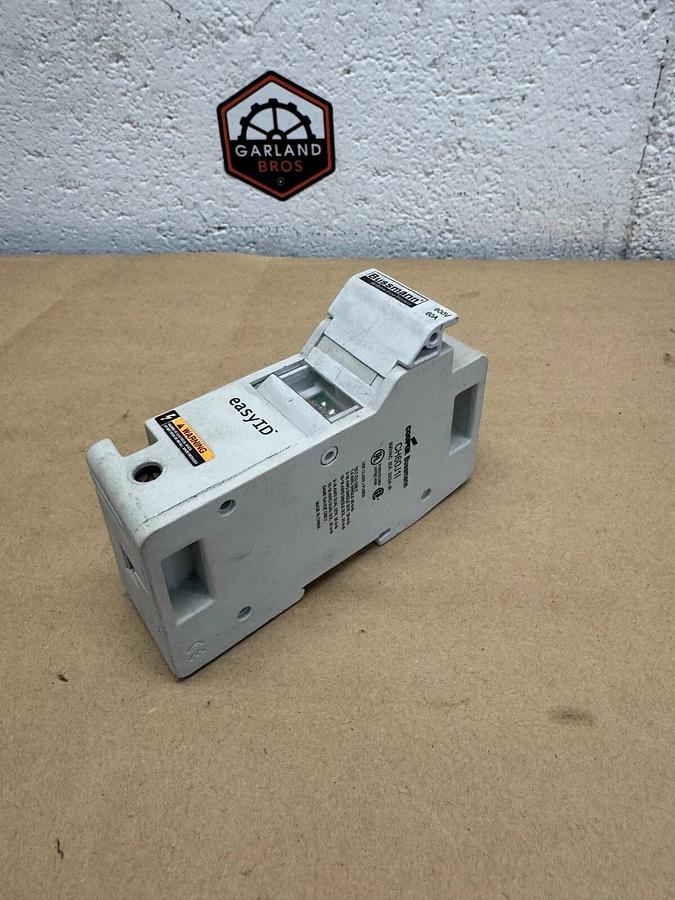 Used Cooper Bussman CH60J1I Fuse Block Holder, 600 VAC, 60 A, 200kA