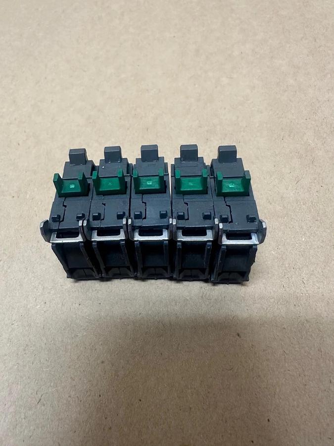 Used Schneider Electric/ Telemecanique ZBE-101 Contact Block - Lot of 5