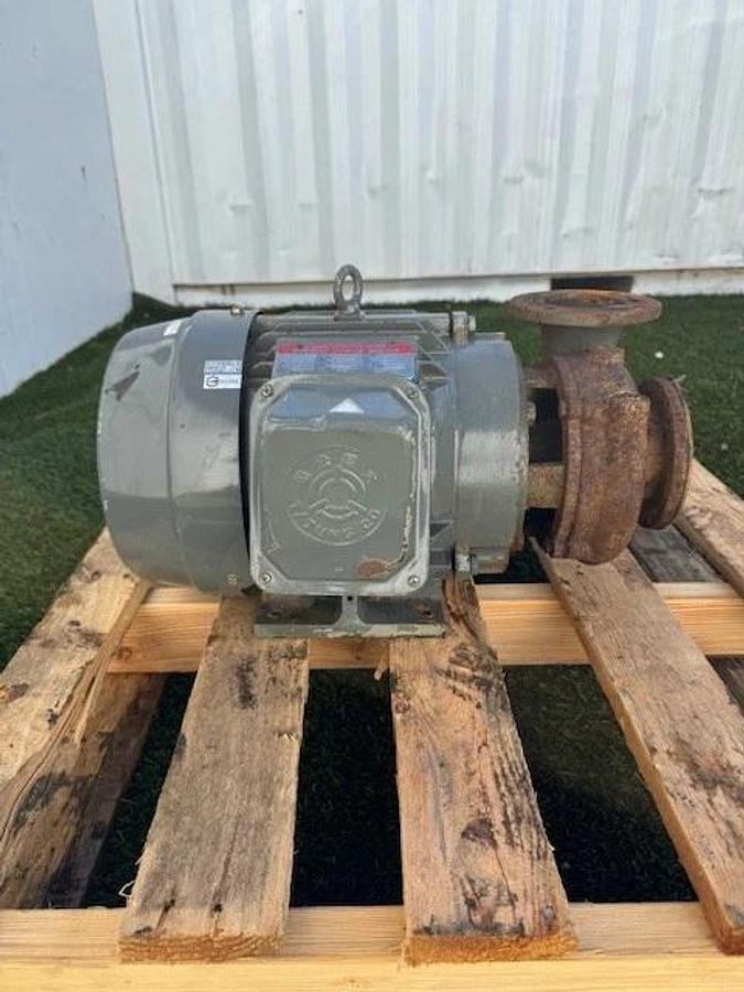 Used Tatung BBFC-HDA 7-1/2Hp Motor @ 3500RPM, 3.5 x 3.5 Chinese Pump