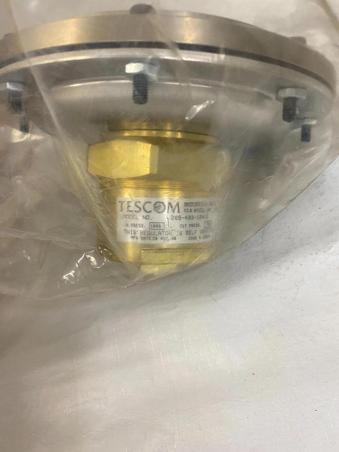 Used Tescom 269-493-12412 Self-Venting Pressure Regulator