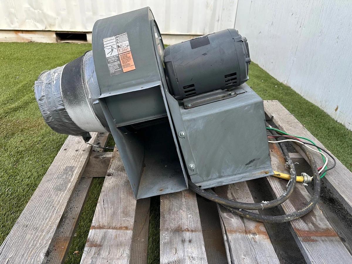 Used Dayton 3KW288 1.5Hp Motor @ 1750RPM w/ 4C119 10-5/8” Wheel Diameter Blower