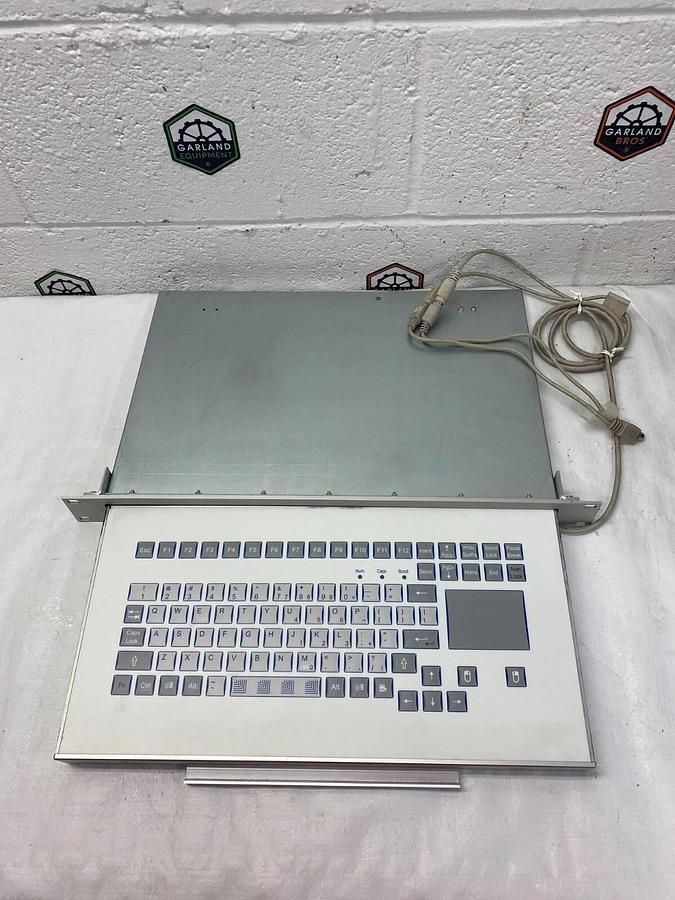 Used Indukey KS08440 Industrial Rack Mounting Keyboard Mouse