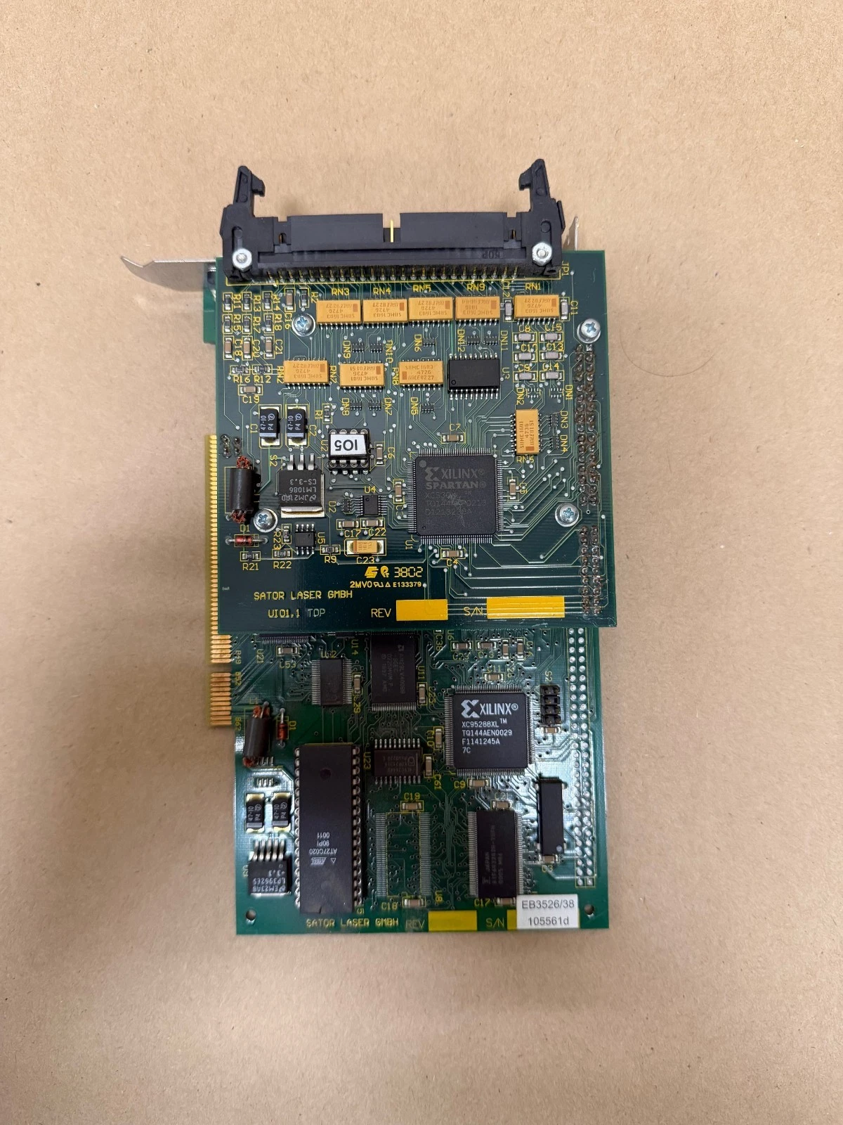 Used Sator Laser GMBH Board UI01.1 UMK2.1 Loet Acquisition Card