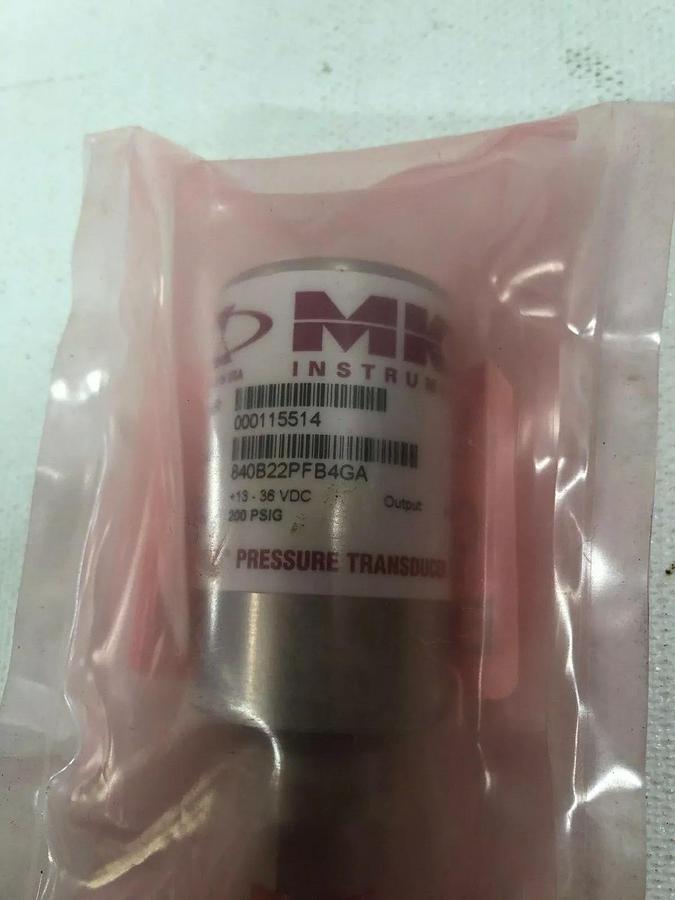 Used MKS Instruments 840B22PFB4GA Pressure Transducer