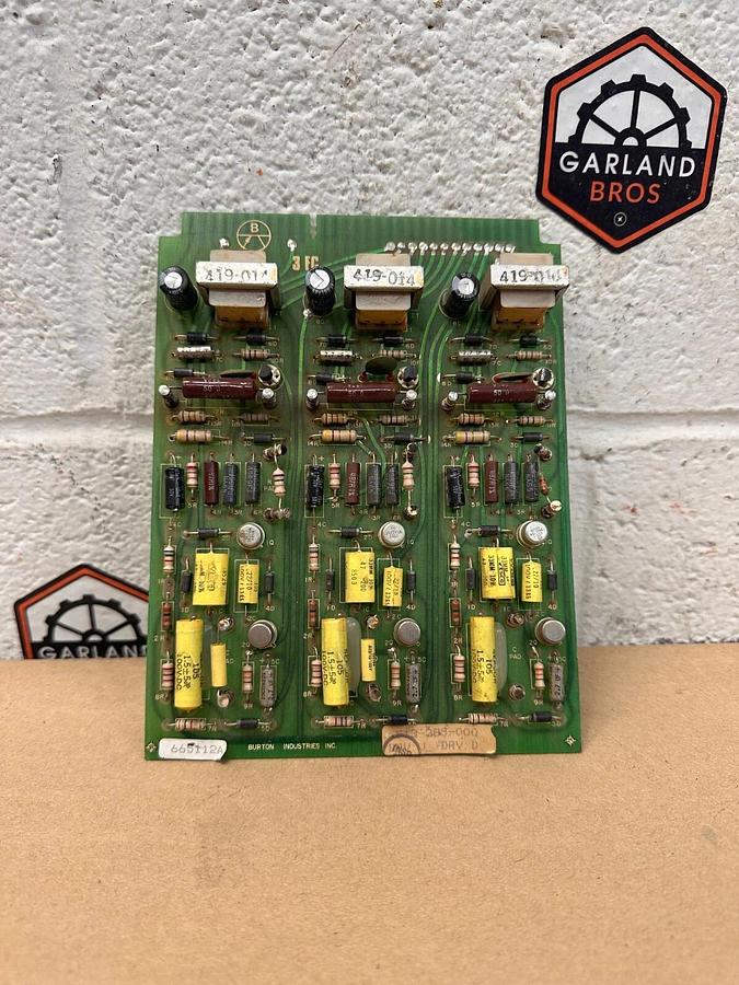 Used Burton Industries - 413-064-000 - 3 FC 513-385-000 Firing Board