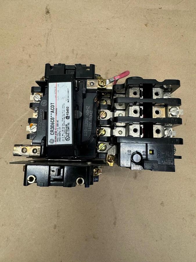 Used GE CR3060**ACDT, Magnetic Motor Starter, 27 Max Amps