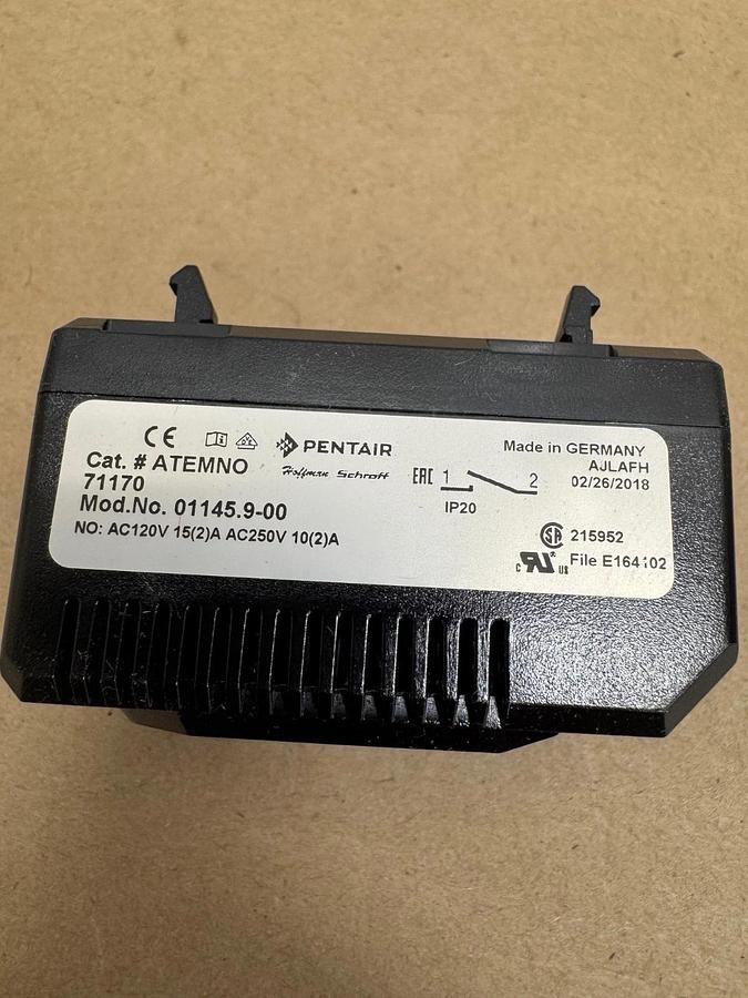 Used Hoffman/Pentair 71170 ATEMNO Temperature Control Switch/ Thermostat *NEW*