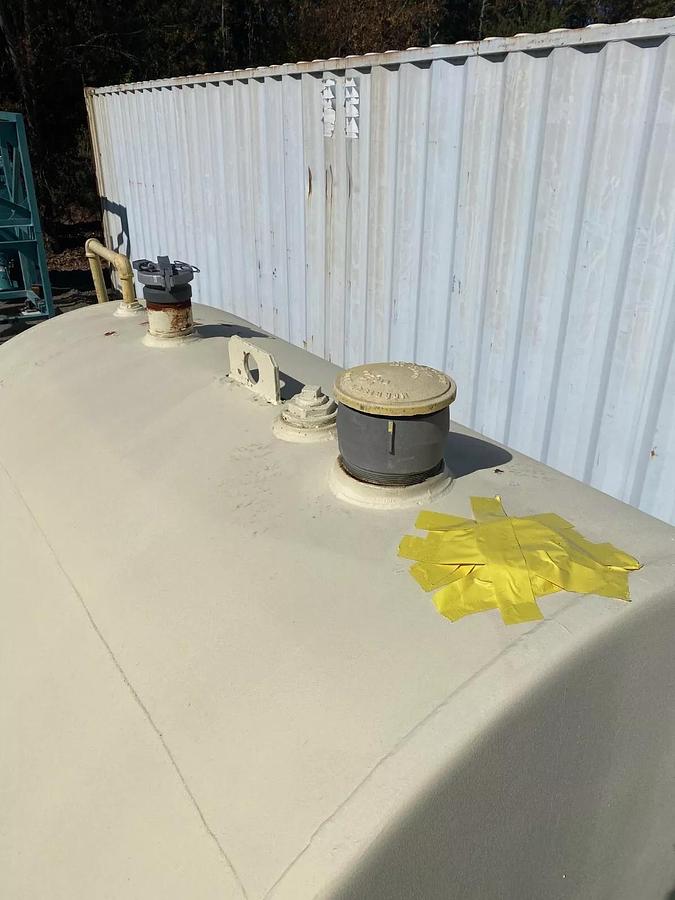 Used Modern Welding Co. 1000 Gallon Capacity Double Wall Above Ground Horizontal Tank