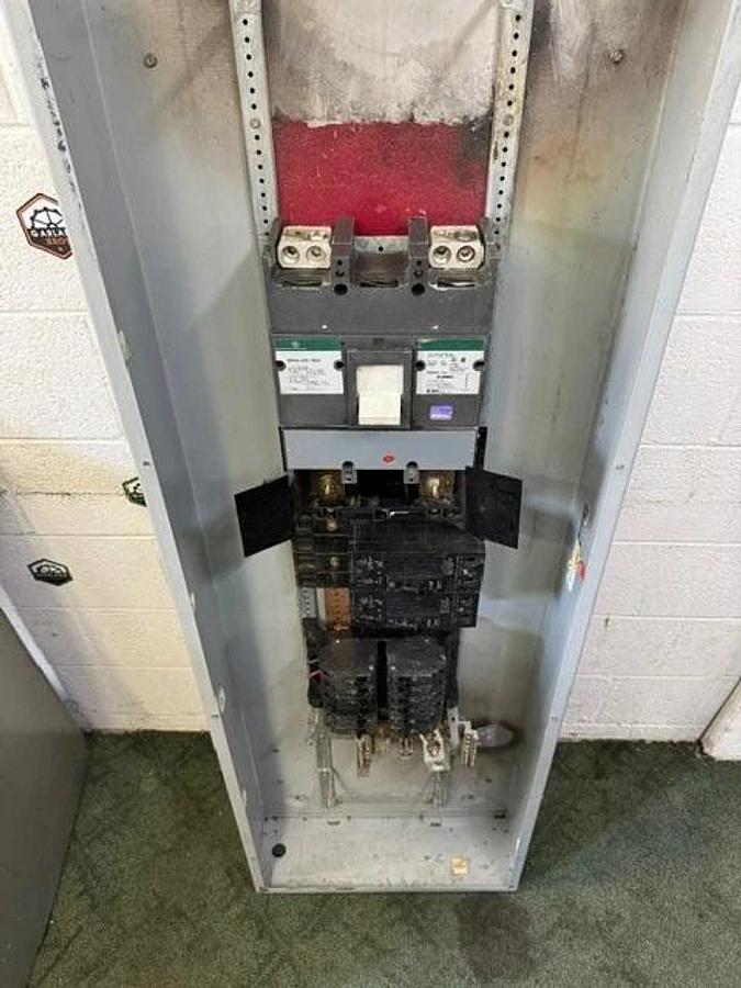 Used General Electric A-Series Panelboard AB643, GE TJD422400 400A Circuit Breaker