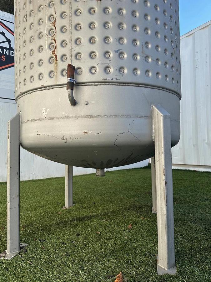 Used Mueller 27814 220 Gallon Jacketed Pressure Vessel Tank, No Top