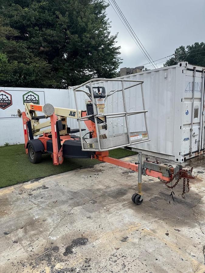 Used JLG T350 Towable Boom Lift, 34' 5" Height Capacity, 18' 9" Booming Capacity