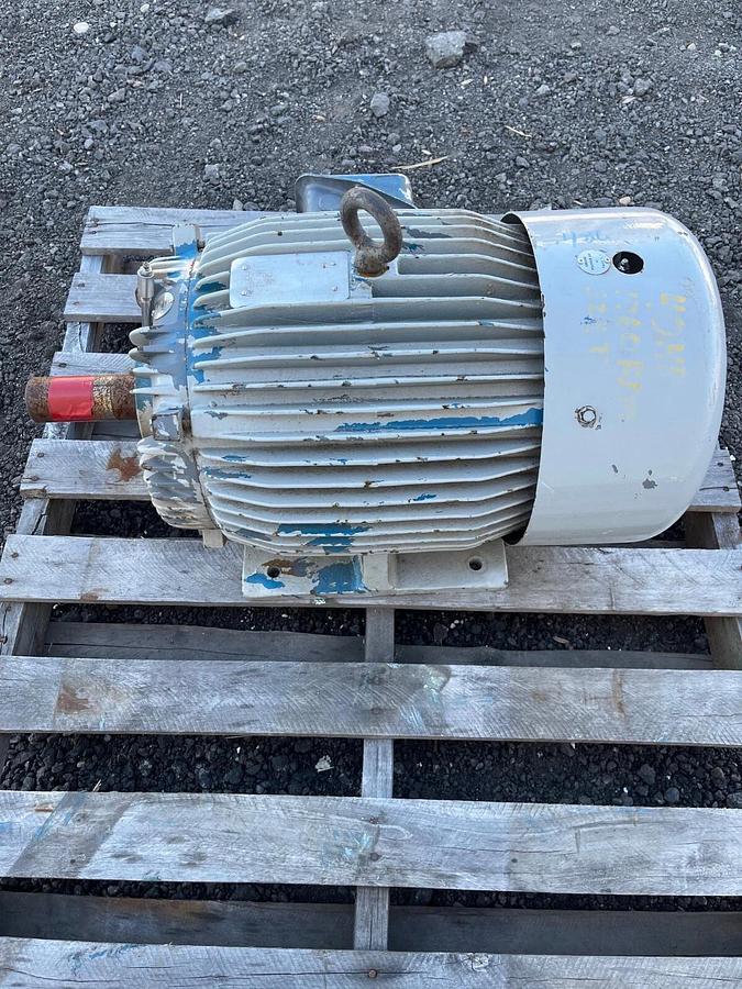 Used Toshiba International Corp B0404FLF1UM 40HP 1760RPM 3Ph 60Hz Induction Motor